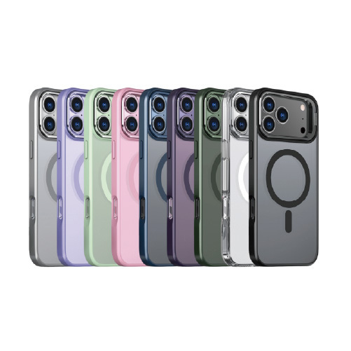 TPU+PC CLEAR MAG CASE WITH STAND